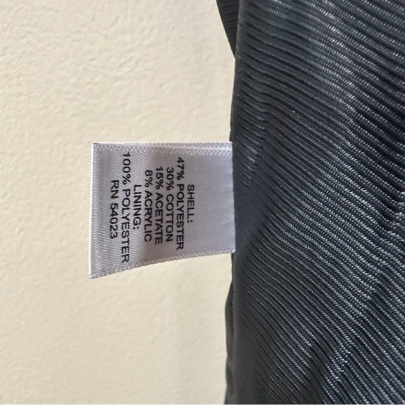 Banana Republic L’Wren Scott Blazer Bright Celery Black Floral Jacquard Peplum 2 - Picture 10 of 11